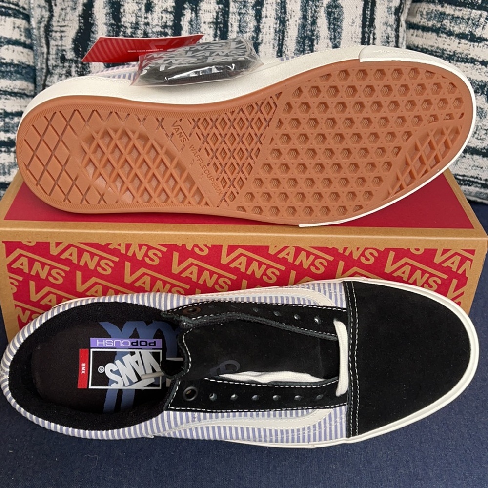 Vans Bmx Old Skool Federal Black/Bl Pinstripe MENS - Picture 4 of 16